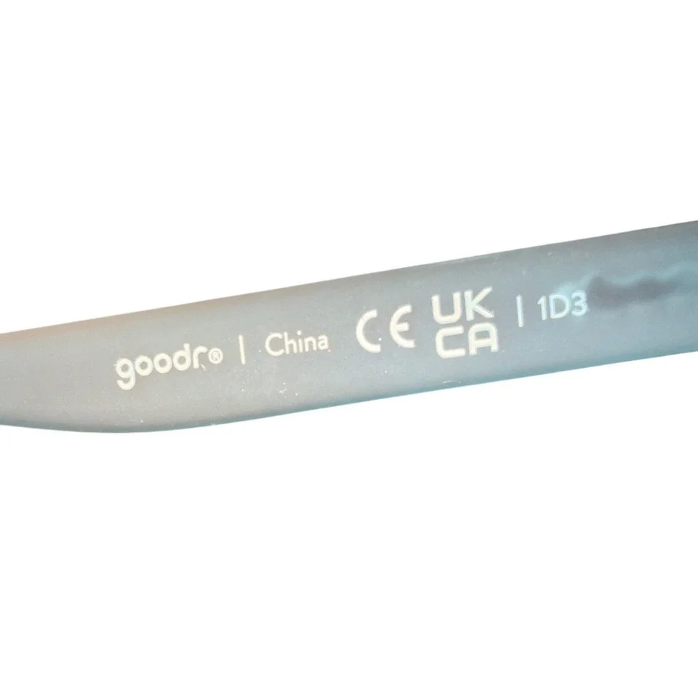 Goodr Sunbathing with Wizards Sunglasses Polarized Blue Matte Running Shades
